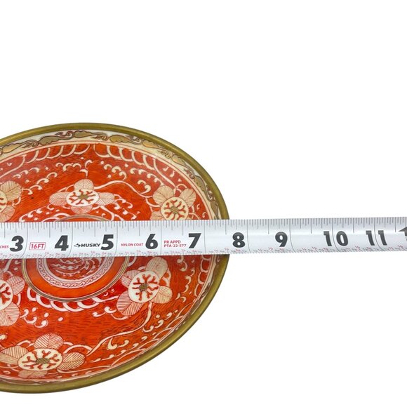 Vintage Japanese ACF Floral Phoenix Design 8 Porcelain Hand Painted in Hong Kon - Picture 6 of 11